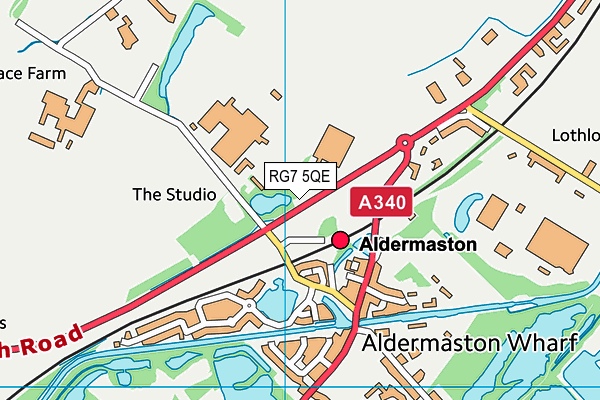 RG7 5QE map - OS VectorMap District (Ordnance Survey)