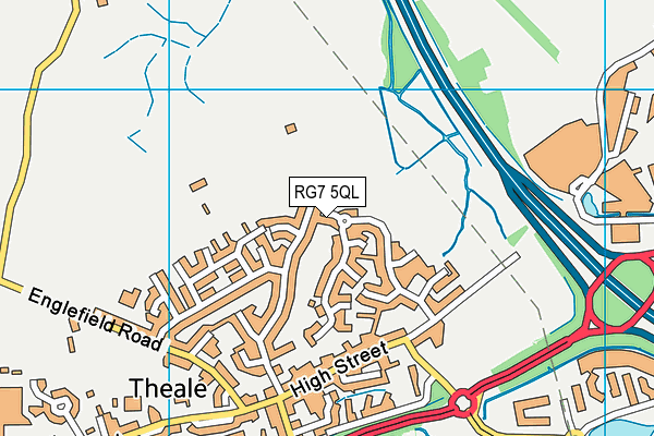 RG7 5QL map - OS VectorMap District (Ordnance Survey)
