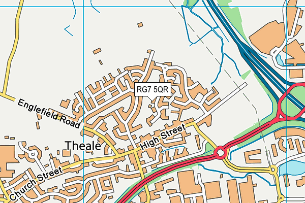RG7 5QR map - OS VectorMap District (Ordnance Survey)