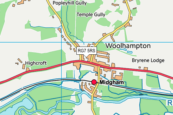 RG7 5RS map - OS VectorMap District (Ordnance Survey)