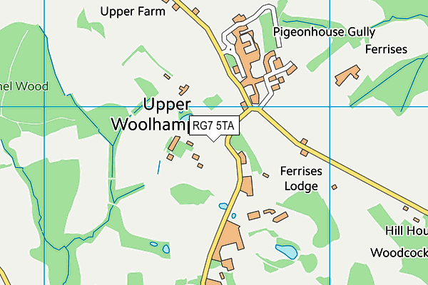 RG7 5TA map - OS VectorMap District (Ordnance Survey)