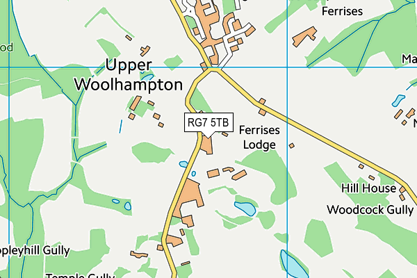Woolhampton C.E. Primary School map (RG7 5TB) - OS VectorMap District (Ordnance Survey)