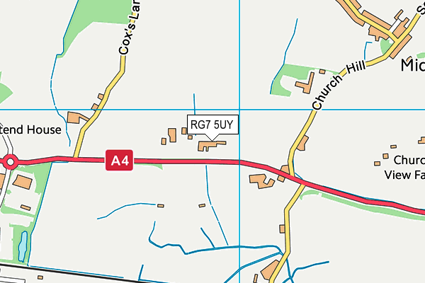 RG7 5UY map - OS VectorMap District (Ordnance Survey)