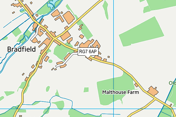 RG7 6AP map - OS VectorMap District (Ordnance Survey)