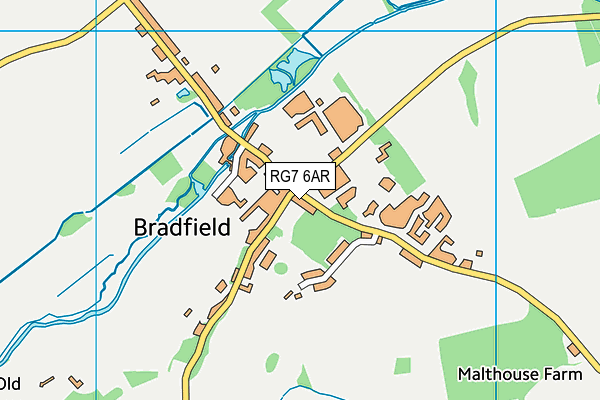 RG7 6AR map - OS VectorMap District (Ordnance Survey)