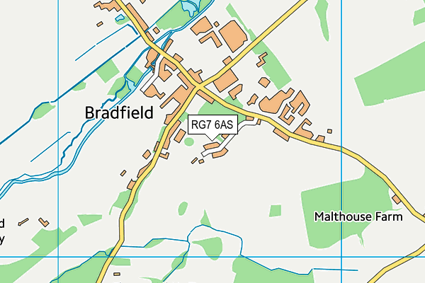 RG7 6AS map - OS VectorMap District (Ordnance Survey)