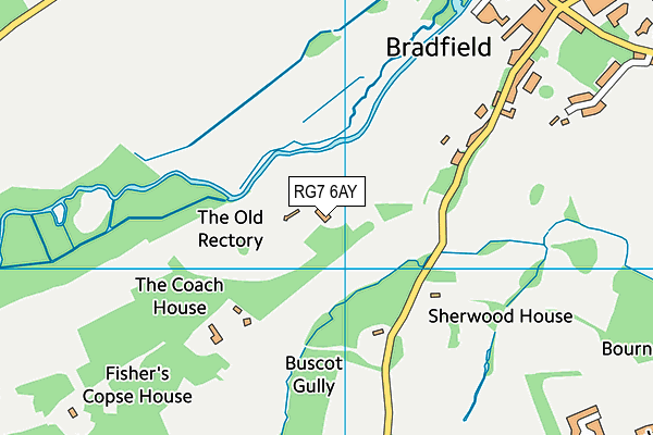 Bradfield College Golf Club map (RG7 6AY) - OS VectorMap District (Ordnance Survey)