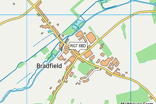 RG7 6BD map - OS VectorMap District (Ordnance Survey)