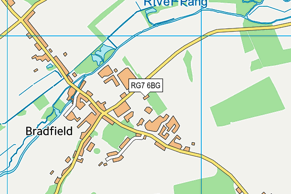 RG7 6BG map - OS VectorMap District (Ordnance Survey)