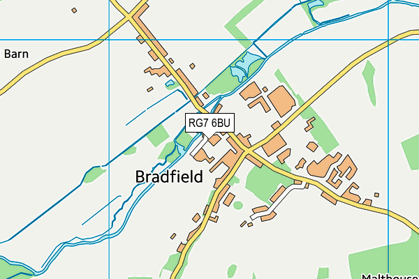 RG7 6BU map - OS VectorMap District (Ordnance Survey)