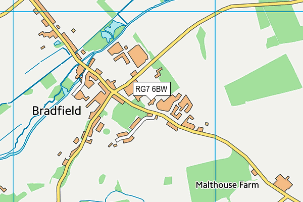 RG7 6BW map - OS VectorMap District (Ordnance Survey)