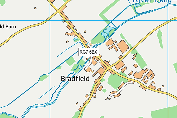 RG7 6BX map - OS VectorMap District (Ordnance Survey)