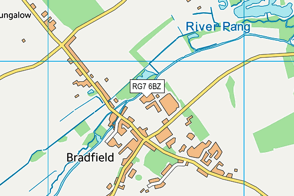 Bradfield College Sports Complex map (RG7 6BZ) - OS VectorMap District (Ordnance Survey)