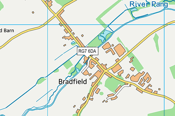 RG7 6DA map - OS VectorMap District (Ordnance Survey)