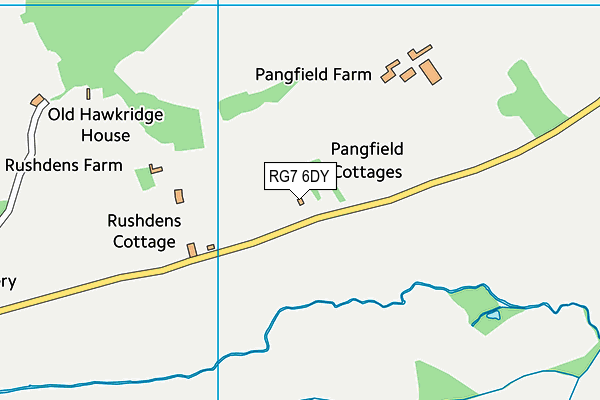 RG7 6DY map - OS VectorMap District (Ordnance Survey)