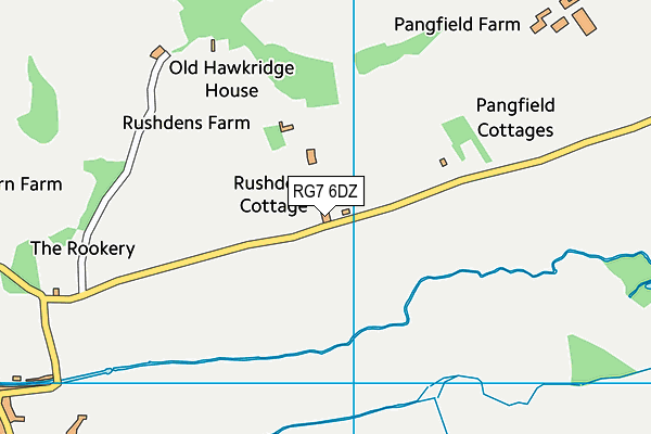 RG7 6DZ map - OS VectorMap District (Ordnance Survey)