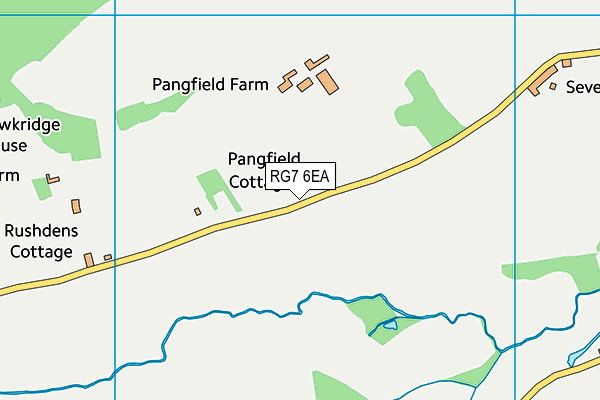 RG7 6EA map - OS VectorMap District (Ordnance Survey)