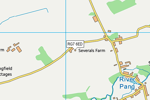 RG7 6ED map - OS VectorMap District (Ordnance Survey)