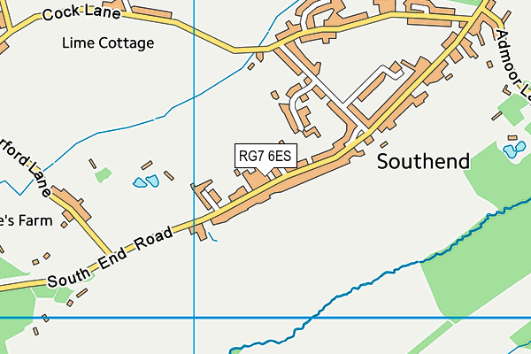 RG7 6ES map - OS VectorMap District (Ordnance Survey)