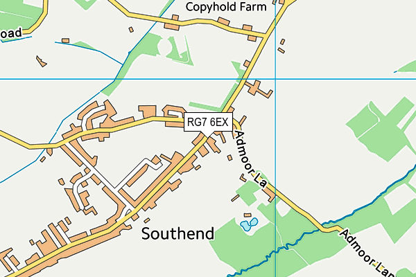 RG7 6EX map - OS VectorMap District (Ordnance Survey)