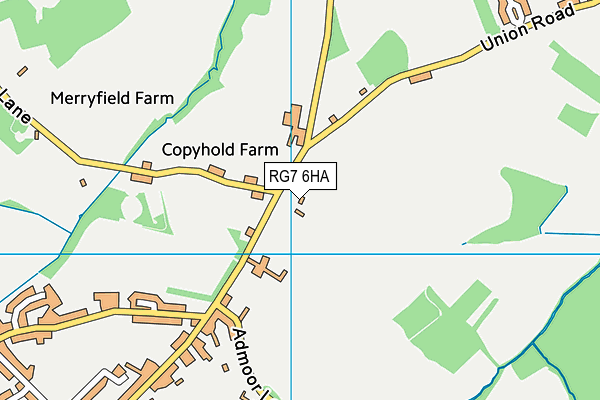 RG7 6HA map - OS VectorMap District (Ordnance Survey)