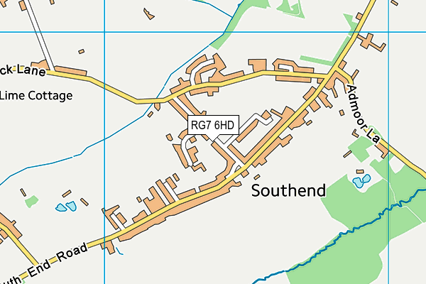 Bradfield Playing Field map (RG7 6HD) - OS VectorMap District (Ordnance Survey)