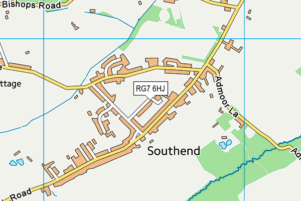 RG7 6HJ map - OS VectorMap District (Ordnance Survey)