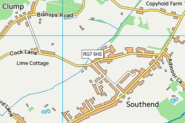 RG7 6HS map - OS VectorMap District (Ordnance Survey)