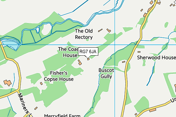 RG7 6JA map - OS VectorMap District (Ordnance Survey)