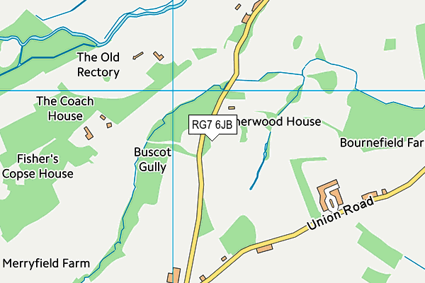 RG7 6JB map - OS VectorMap District (Ordnance Survey)