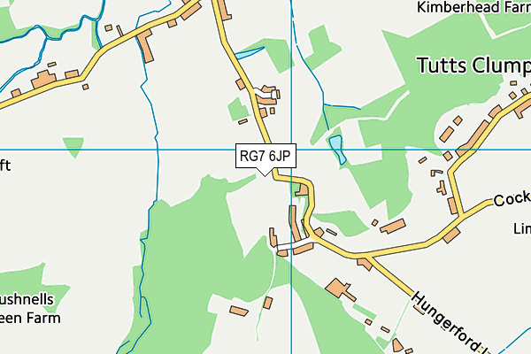 RG7 6JP map - OS VectorMap District (Ordnance Survey)