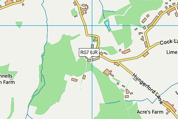 RG7 6JR map - OS VectorMap District (Ordnance Survey)