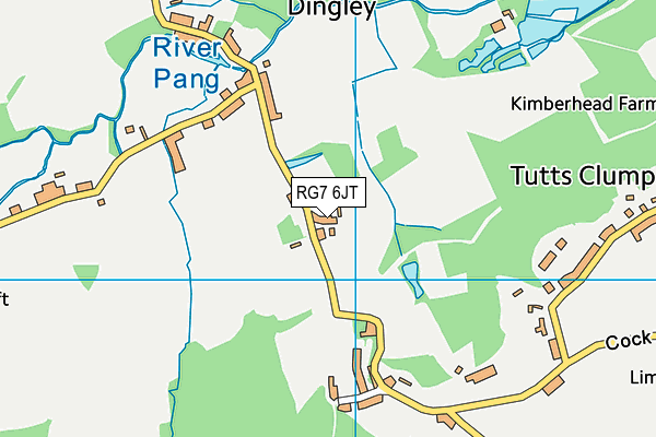 RG7 6JT map - OS VectorMap District (Ordnance Survey)