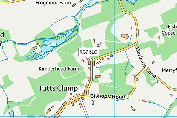 RG7 6LG map - OS VectorMap District (Ordnance Survey)