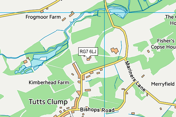 RG7 6LJ map - OS VectorMap District (Ordnance Survey)