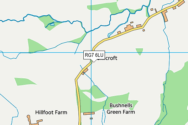 RG7 6LU map - OS VectorMap District (Ordnance Survey)