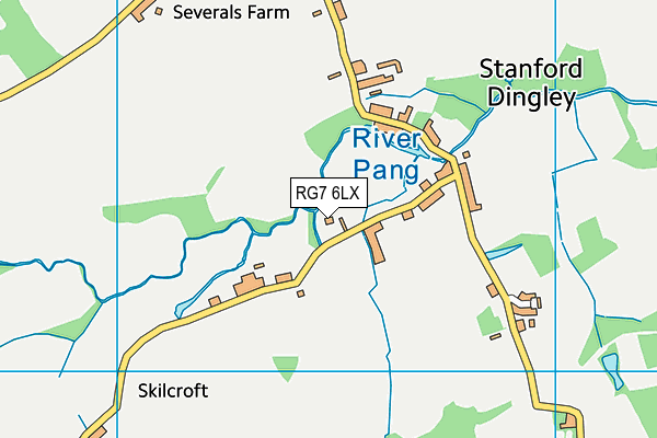 RG7 6LX map - OS VectorMap District (Ordnance Survey)