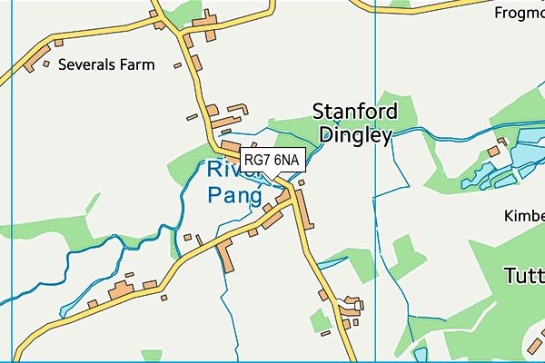 RG7 6NA map - OS VectorMap District (Ordnance Survey)