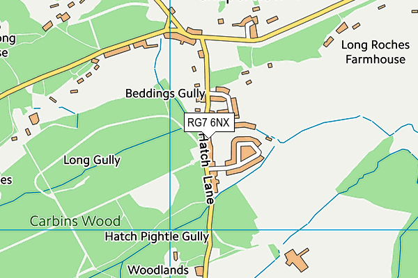 RG7 6NX map - OS VectorMap District (Ordnance Survey)