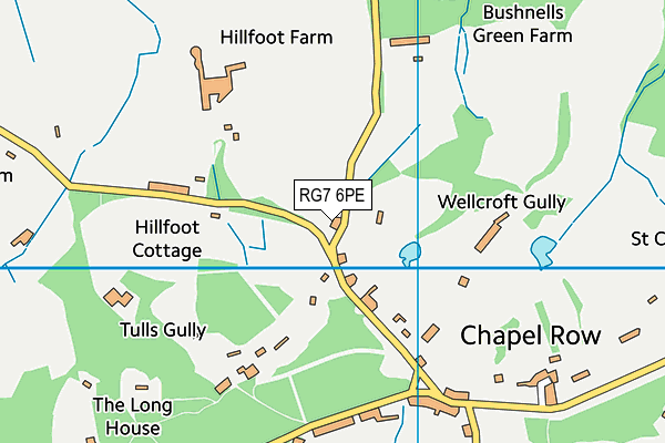 RG7 6PE map - OS VectorMap District (Ordnance Survey)
