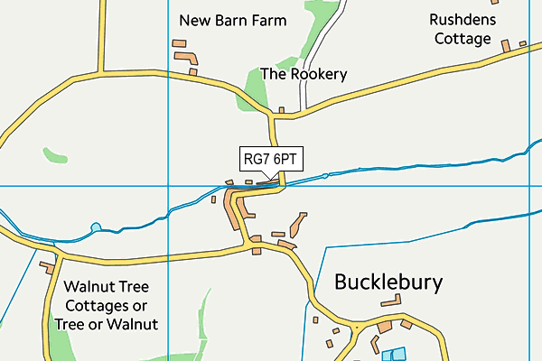 RG7 6PT map - OS VectorMap District (Ordnance Survey)