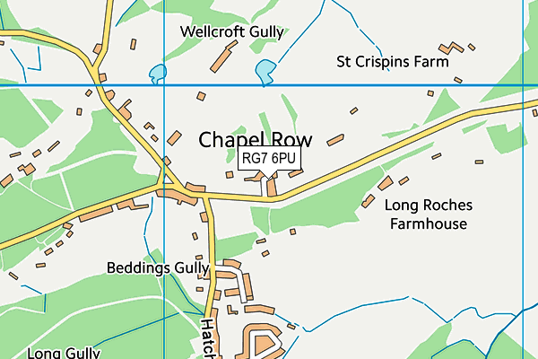 RG7 6PU map - OS VectorMap District (Ordnance Survey)