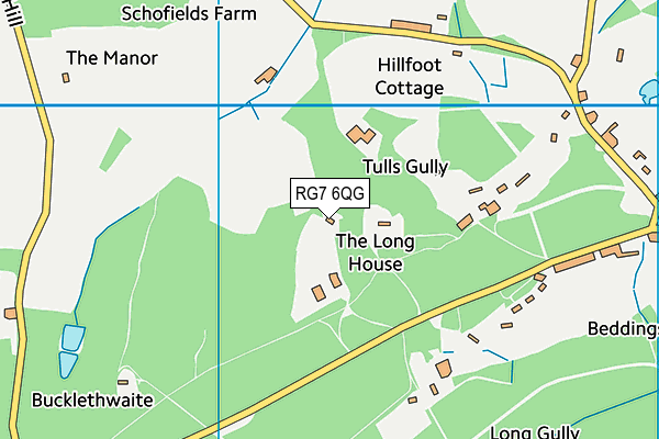 RG7 6QG map - OS VectorMap District (Ordnance Survey)