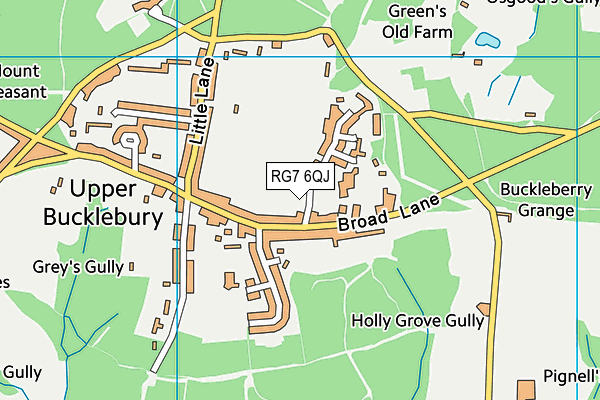 Map of BUCKLEBURY BREWERS LTD at district scale