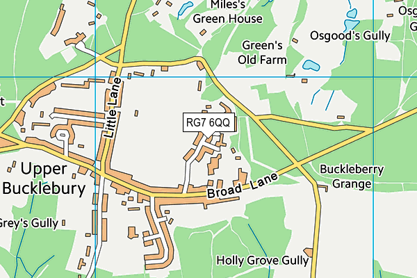 RG7 6QQ map - OS VectorMap District (Ordnance Survey)