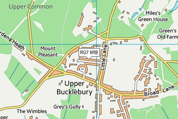 RG7 6RB map - OS VectorMap District (Ordnance Survey)