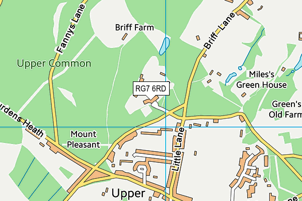 RG7 6RD map - OS VectorMap District (Ordnance Survey)