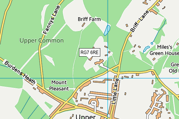 RG7 6RE map - OS VectorMap District (Ordnance Survey)