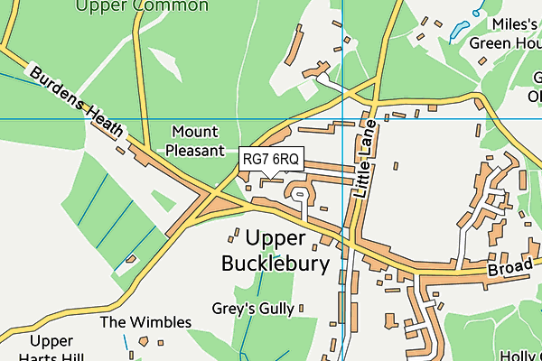 RG7 6RQ map - OS VectorMap District (Ordnance Survey)