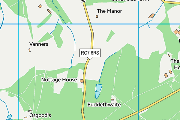 RG7 6RS map - OS VectorMap District (Ordnance Survey)